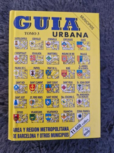 Portada del libro de Guía urbana (Tomo 3). Área y región metropolitana de Barcelona y otros municipios.