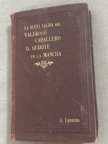 Portada del libro de LA NUEVA SALIDA DEL VALEROSO CABALLERO D. QUIJOTE DE LA MANCHA