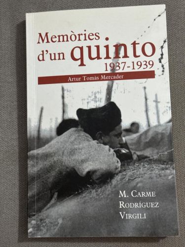 Portada del libro de Memòries d'un quinto