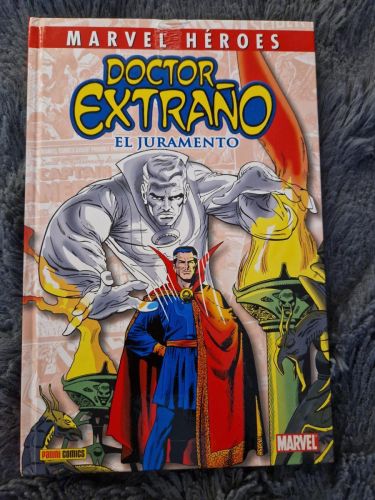 Portada del libro de Marvel Héroes 8: Doctor Extraño, el juramento