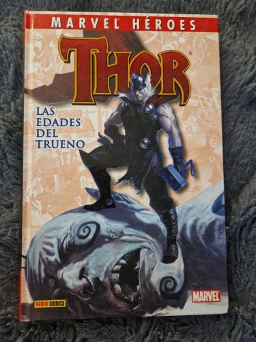 Portada del libro de Marvel Héroes 19: Thor, las edades del trueno