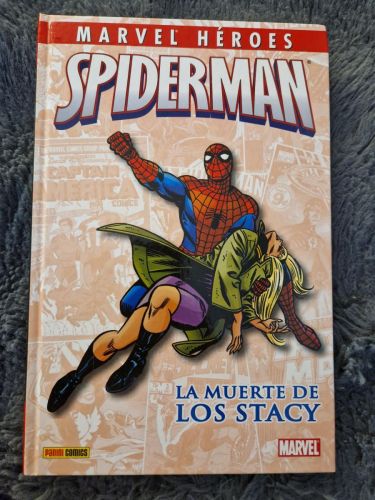 Portada del libro de Marvel Héroes 16. Spiderman, la muerte de los Stacy