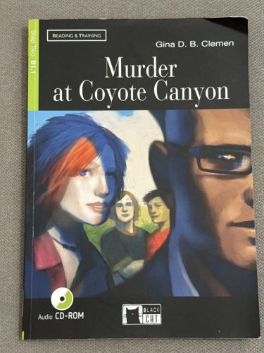 Portada del libro de Murder at coyote canyon + CD