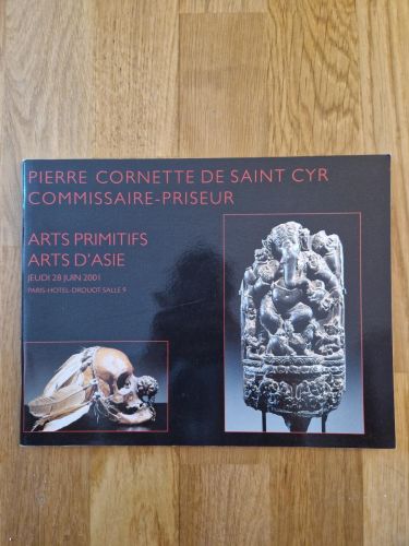 Portada del libro de Arts primitifs, arts d'Asie (Paris, Hôtel Drouot, Salle 9; Jeudi 28 juin 2001)