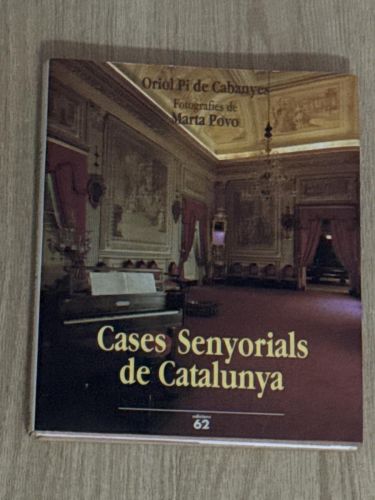 Portada del libro de Cases senyorials de Catalunya