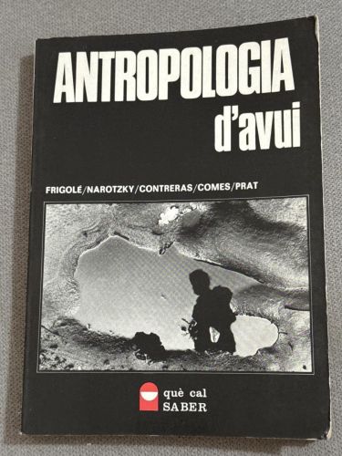 Portada del libro de Antropologia avui
