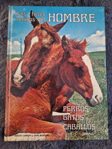 Portada del libro de Los fieles amigos del Hombre. Perros, gatos, caballos.