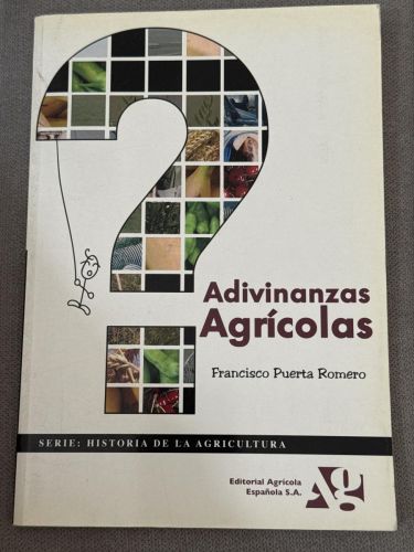Portada del libro de Adivinanzas agrícolas