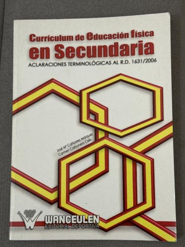 Portada del libro de Currículum de educación física en secundaria