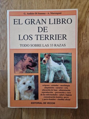 Portada del libro de El gran libro de los Terrier. Todo sobre las 33 razas