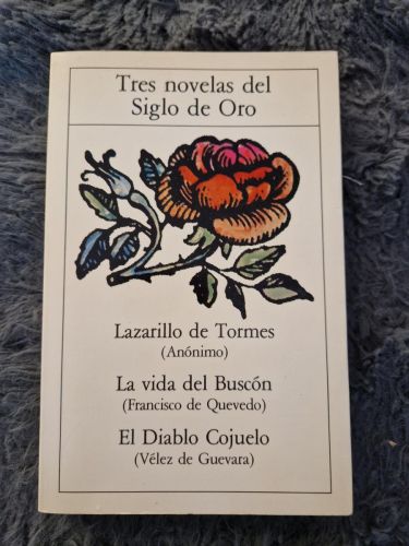 Portada del libro de Tres novelas del Siglo de Oro. Lazarillo de Tormes, La vida del Buscón, El Diablo Cojuelo