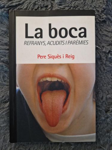 Portada del libro de La boca. Refranys, acudits i parèmies