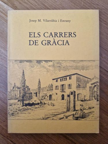 Portada del libro de Els carrers de Gràcia