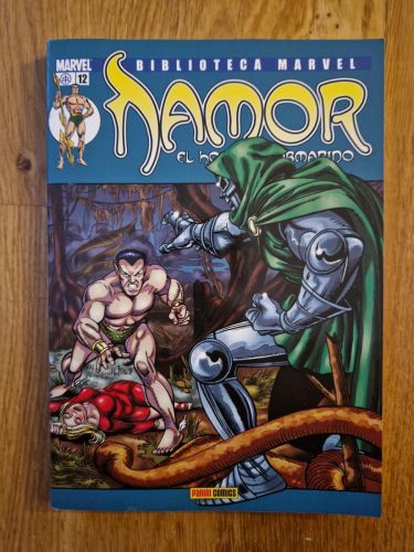 Portada del libro de Biblioteca Marvel. Namor 12