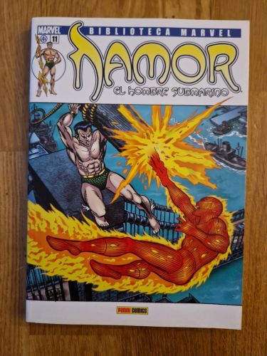 Portada del libro de Biblioteca Marvel. Namor 11