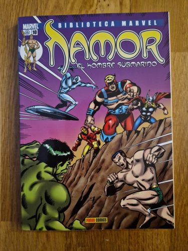 Portada del libro de Biblioteca Marvel. Namor 10