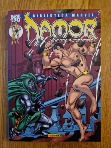 Portada del libro de Biblioteca Marvel. Namor 07