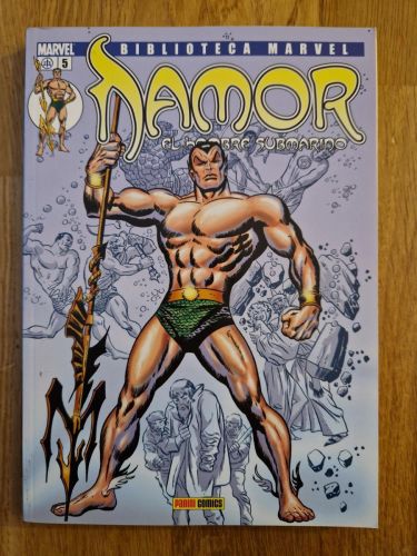 Portada del libro de Biblioteca Marvel. Namor 05