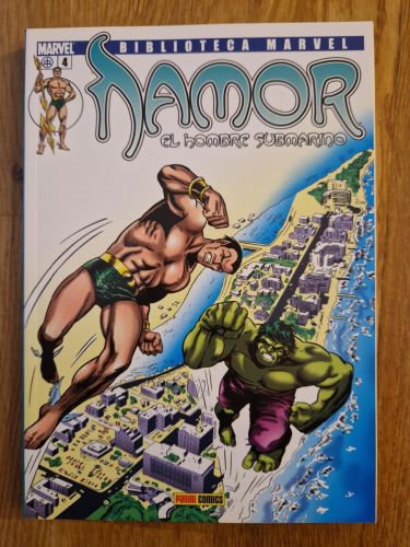 Portada del libro de Biblioteca Marvel. Namor 04