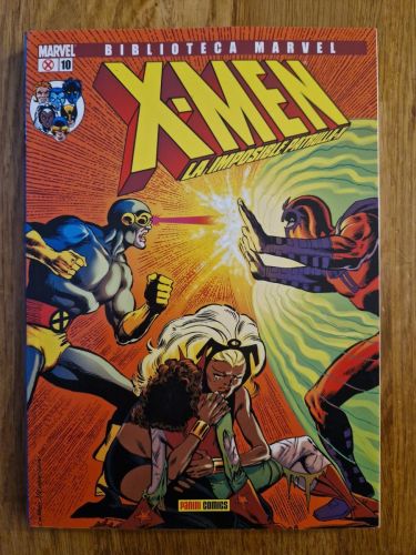 Portada del libro de Biblioteca Marvel. X-Men 10