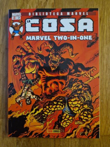 Portada del libro de Biblioteca Marvel. La cosa 07