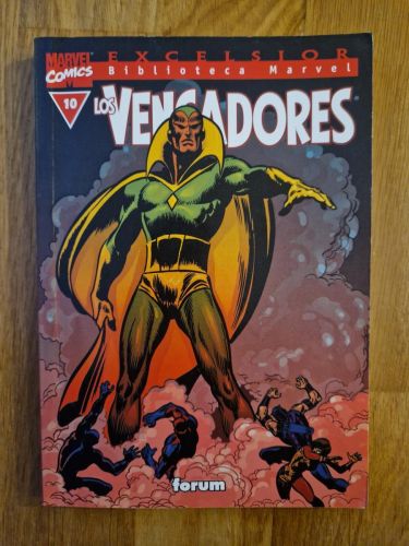 Portada del libro de Biblioteca Marvel. Los vengadores 10