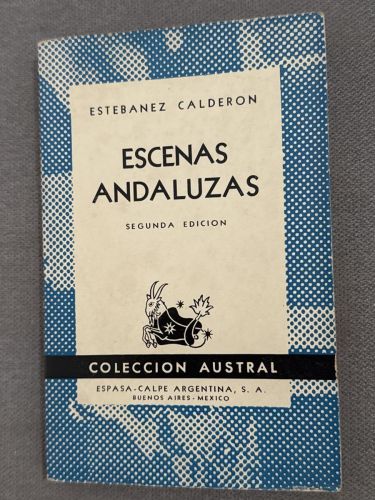 Portada del libro de Escenas andaluzas