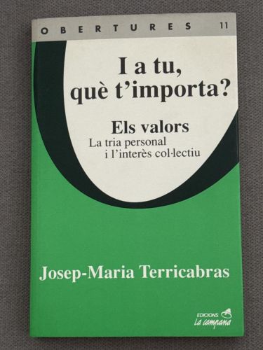 Portada del libro de I a tu, què t'importa?