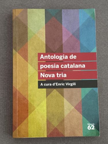 Portada del libro de Antologia de poesia catalana. Nova tria