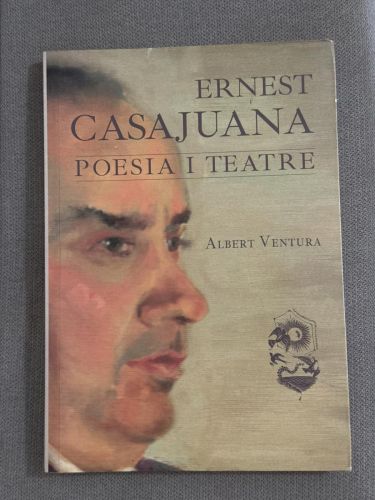 Portada del libro de Ernest Casajuana. Poesia i teatre