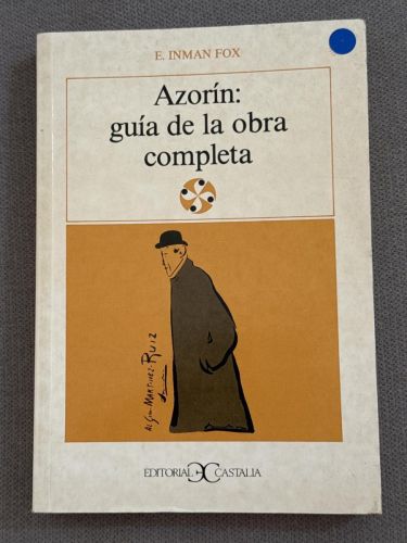 Portada del libro de Azorín: Guía de la obra completa