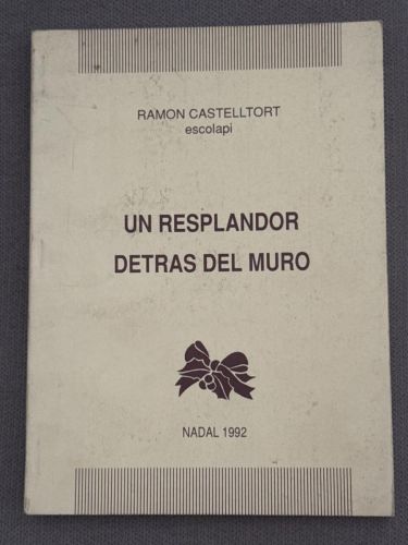 Portada del libro de Un resplandor detrás del muro