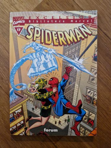 Portada del libro de Biblioteca Marvel. Spiderman 17