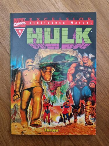 Portada del libro de Biblioteca Marvel. Hulk 04