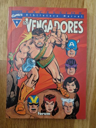 Portada del libro de Biblioteca Marvel. Los Vengadores 06