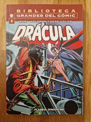 Portada del libro de Biblioteca Grandes del Cómic. Drácula 02