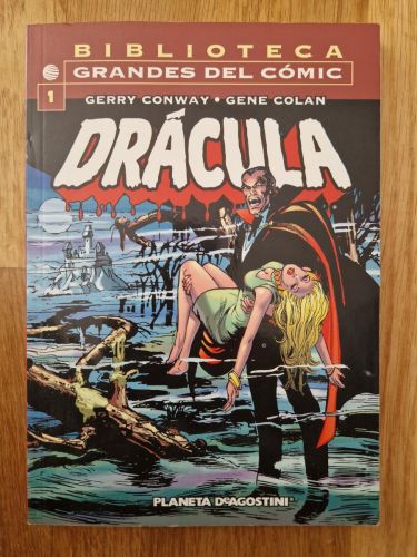 Portada del libro de Biblioteca Grandes del Cómic. Drácula 01