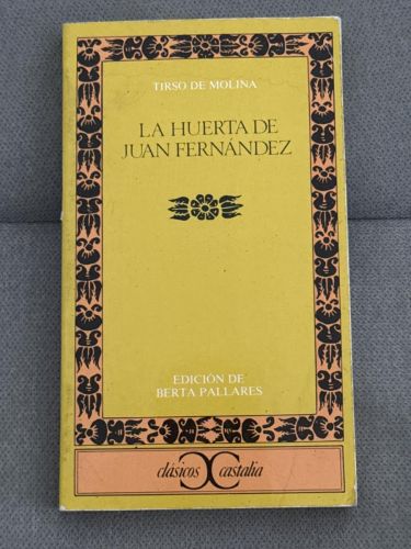 Portada del libro de La huerta de Juan Fernández