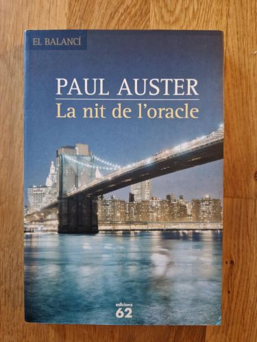 Portada del libro de La nit de l'oracle