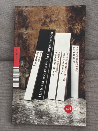 Portada del libro de Historia secreta de la Corporación