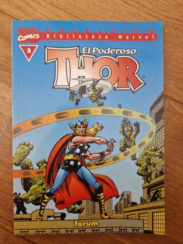 Portada del libro de Biblioteca Marvel. Thor 3
