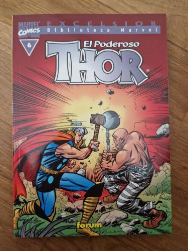 Portada del libro de Biblioteca Marvel. Thor 6
