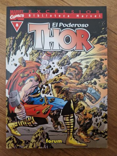 Portada del libro de Biblioteca Marvel. Thor 8