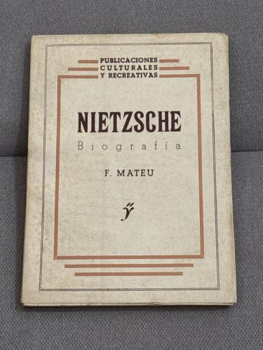 Portada del libro de Nietzsche Biografía