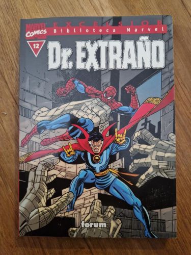 Portada del libro de Biblioteca Marvel. Dr. Extraño 12