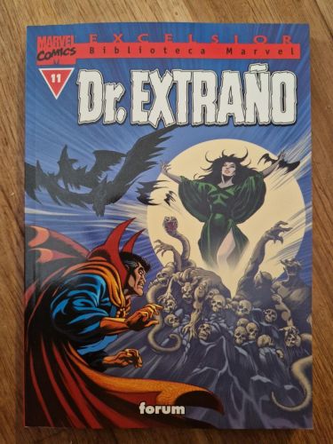 Portada del libro de Biblioteca Marvel. Dr. Extraño 11