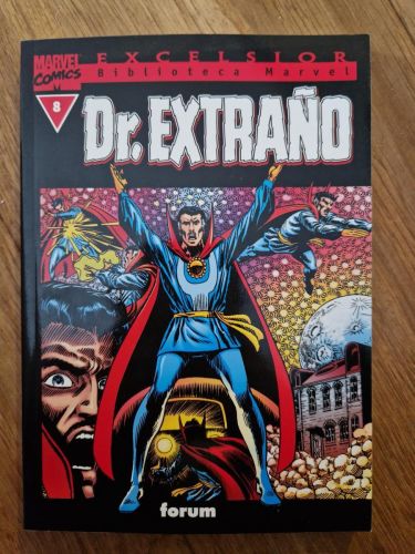Portada del libro de Biblioteca Marvel. Dr. Extraño 08