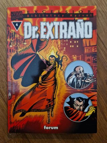 Portada del libro de Biblioteca Marvel. Dr. Extraño 04