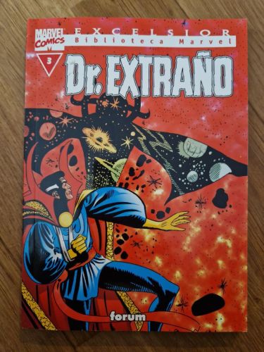 Portada del libro de Biblioteca Marvel. Dr. Extraño 03