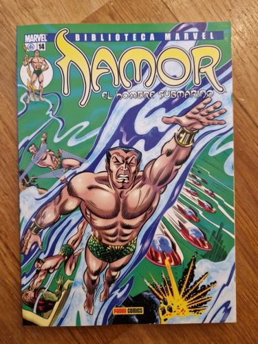 Portada del libro de Biblioteca Marvel, 
Namor 14